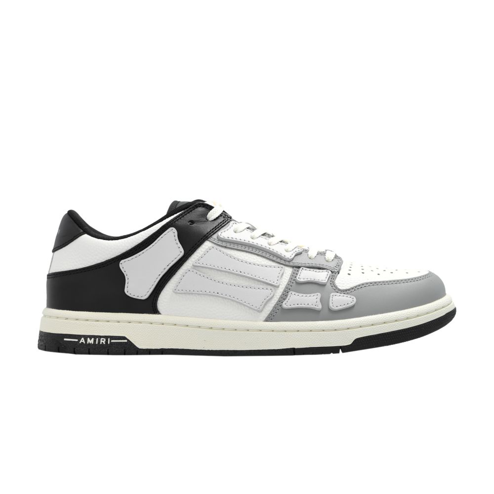 Amiri Amiri Skel Top Low 'Black White Grey' | Men's Size 42