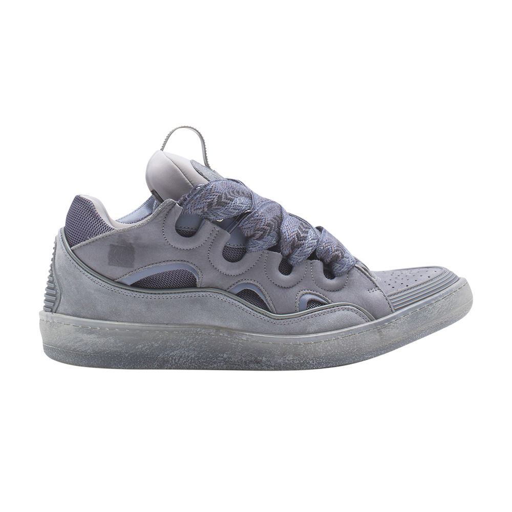 Pre-owned Lanvin Curb Sneakers 'speckled Effect - Light Grey' | Men's Size 41