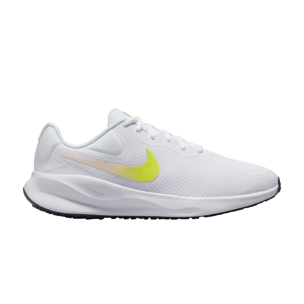 Nike Wmns Revolution 7 Wide 'White Cyber Crimson Tint' | Women's Size 8