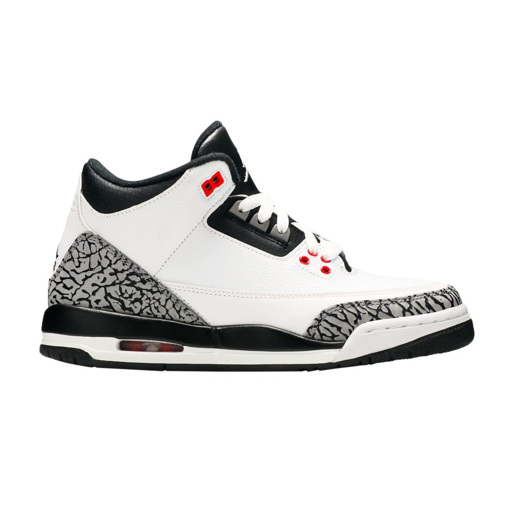 Air Jordan 3 Retro BG 'Infrared 23' | White | Kid's Size 4.5