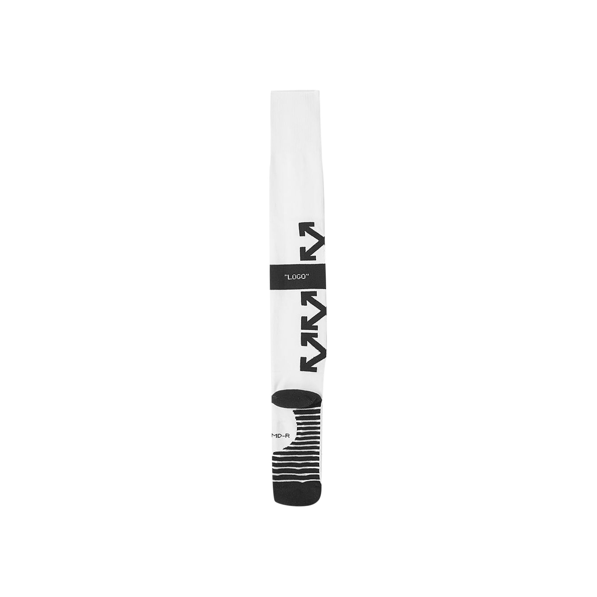 Pre-owned Off-white X Nikelab Mercurial Nrg X Football Socks 'white/black/white' | Men's Size S