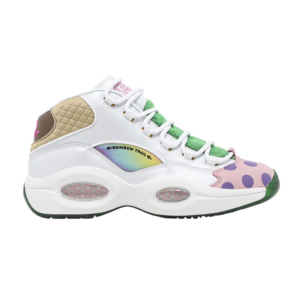 Reebok Hasbro x Question Mid 'Candy Land' | White | Men's Size 6.5