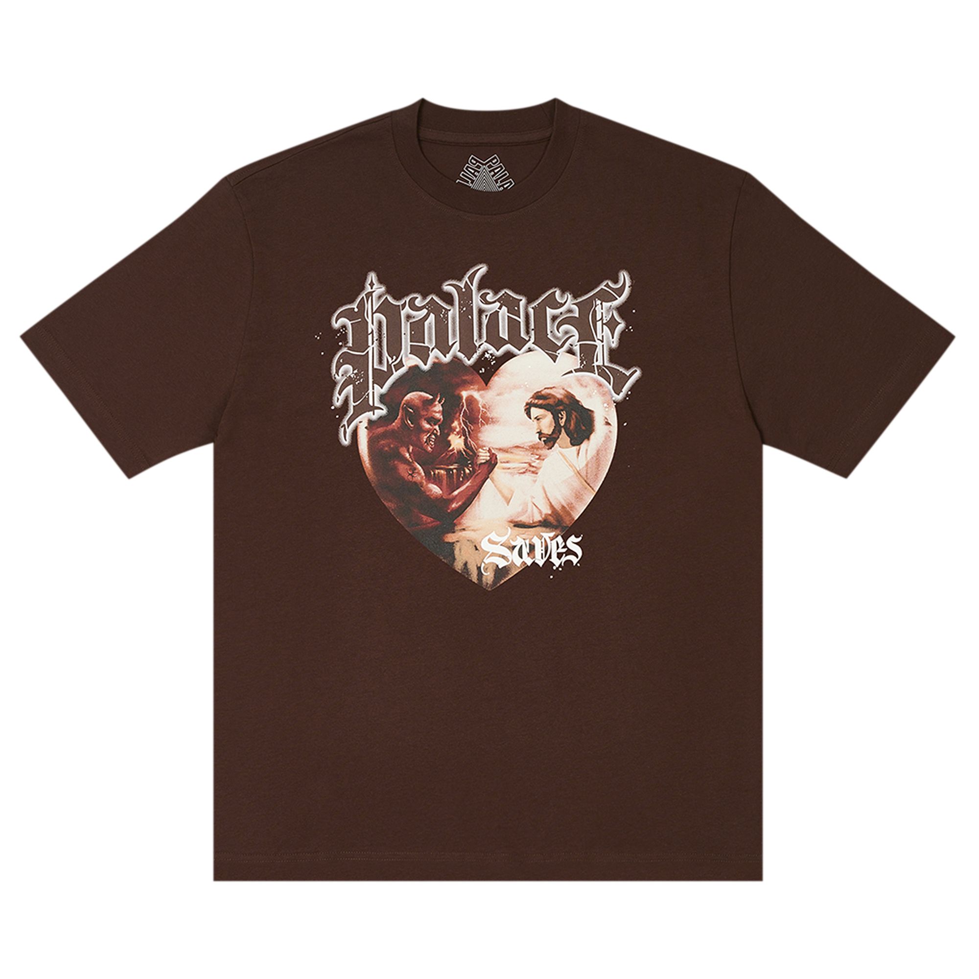 Pre-owned Palace Save Thyself T-shirt 'nice Brown' | Men's Size Xl