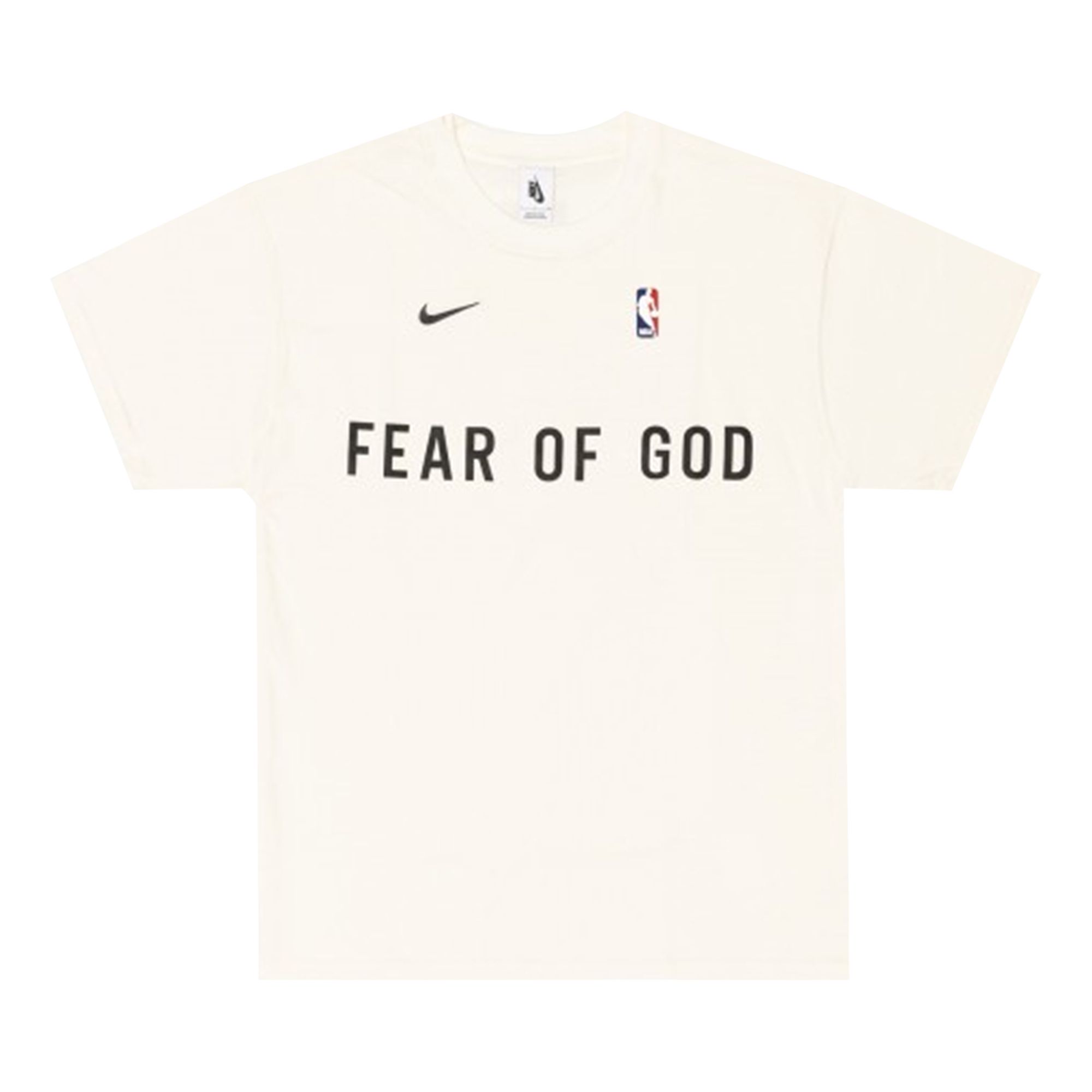 Nike x Fear of God Warm Up T-Shirt 'Sail' | Cream | Men's Size XL