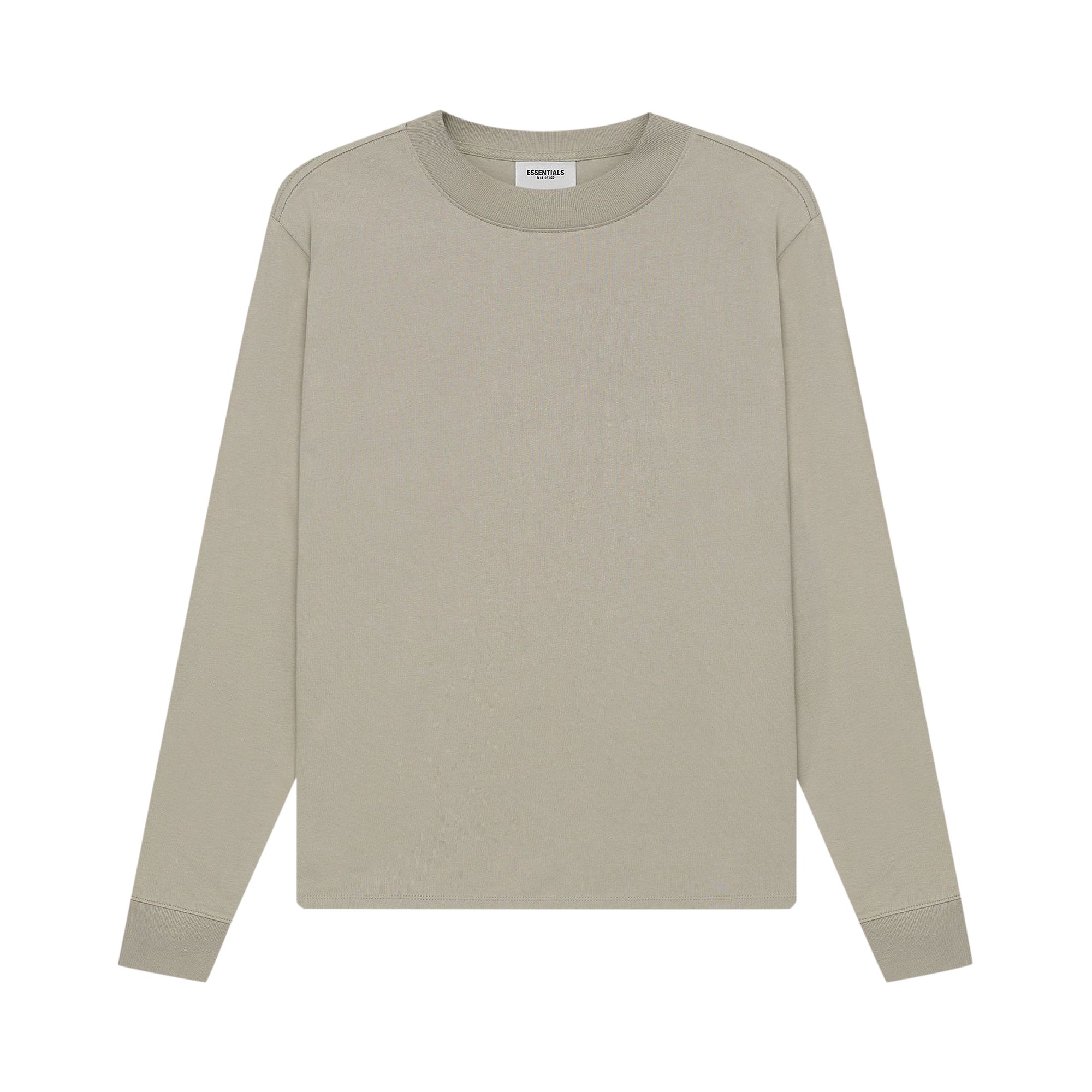 Fear of God Essentials Long-Sleeve Tee 'Moss' | Green | Men's Size L