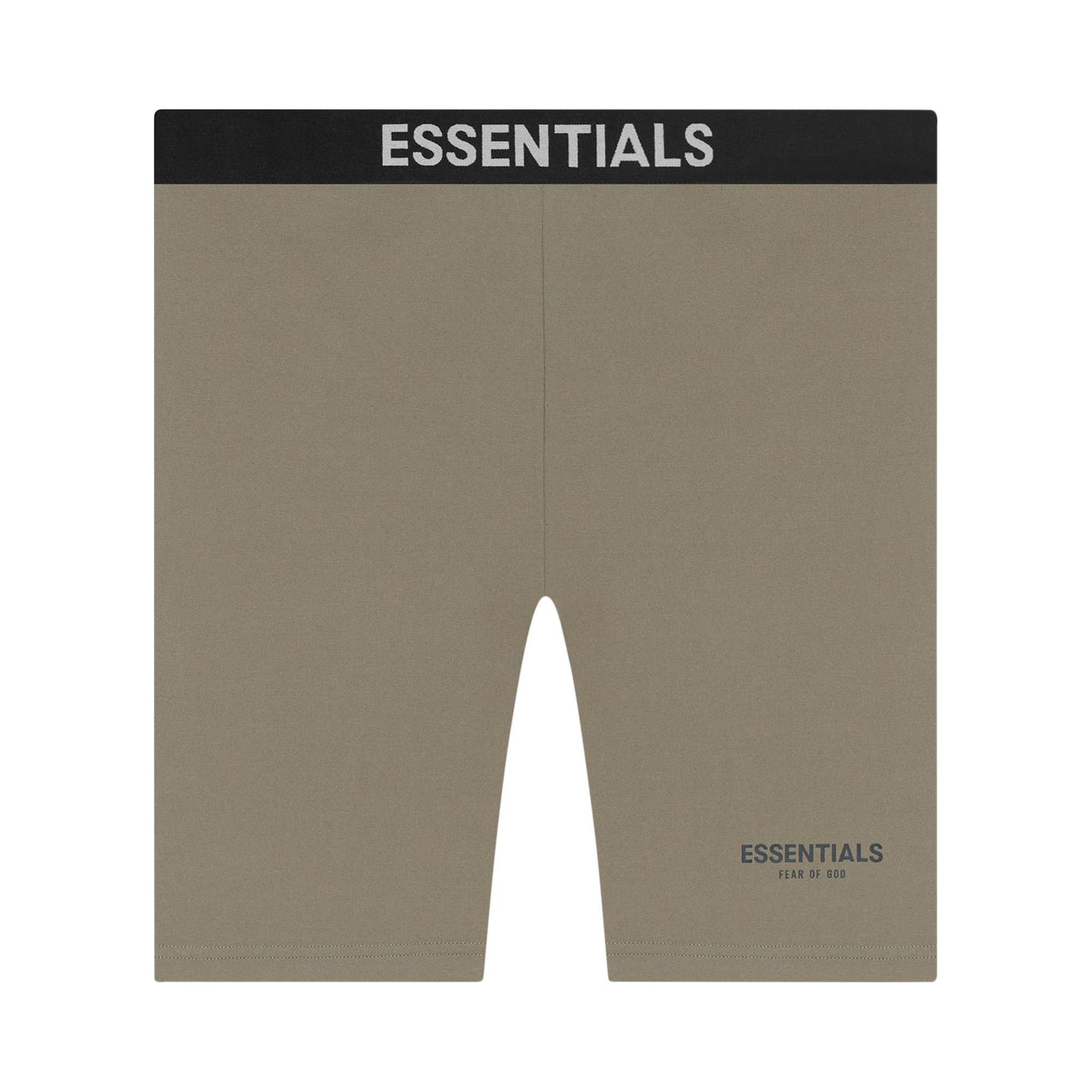 Fear of God Essentials Athletic Biker Short 'Taupe' | Tan | Women's Size XS