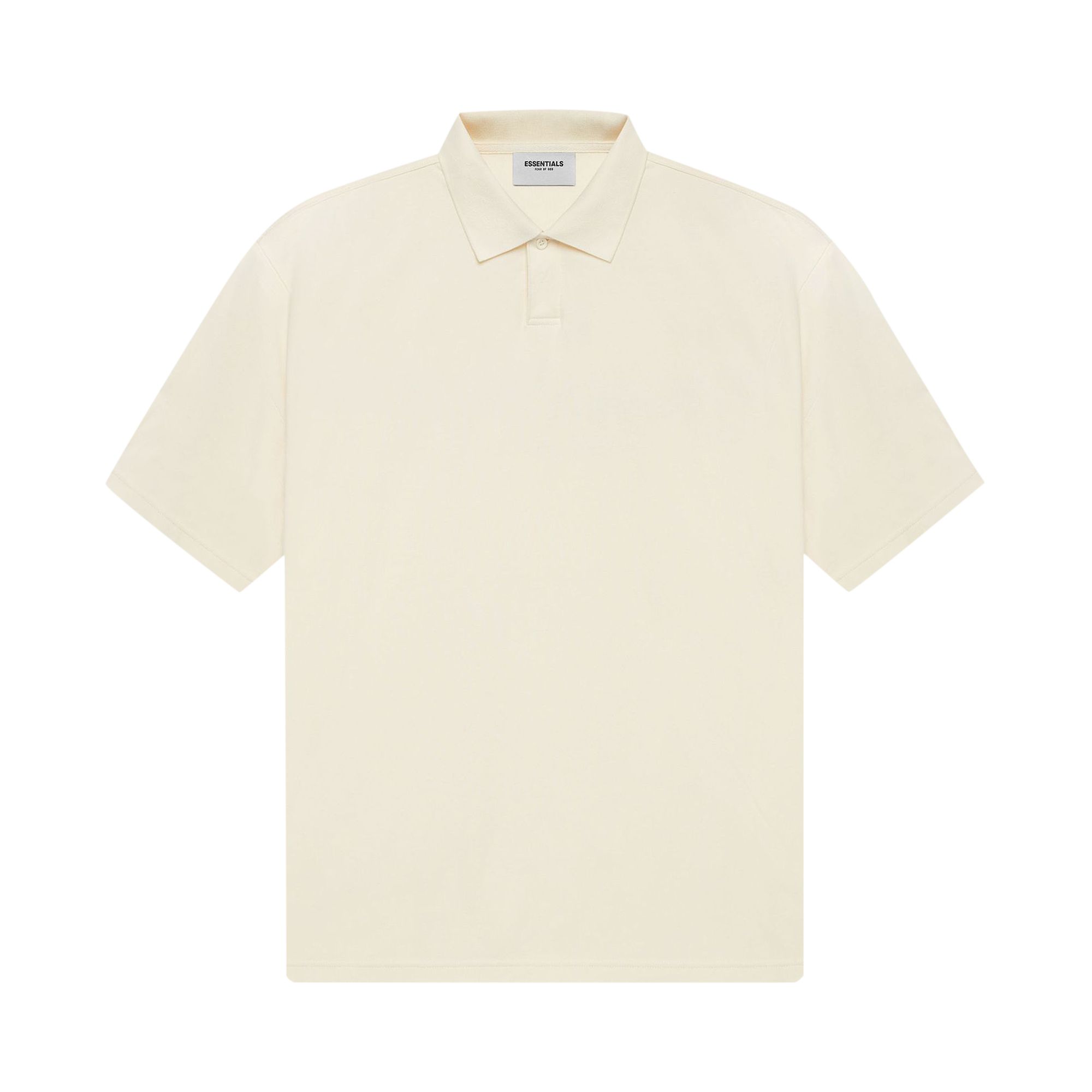 Fear of God Essentials Short-Sleeve Polo 'Buttercream' | Men's Size L
