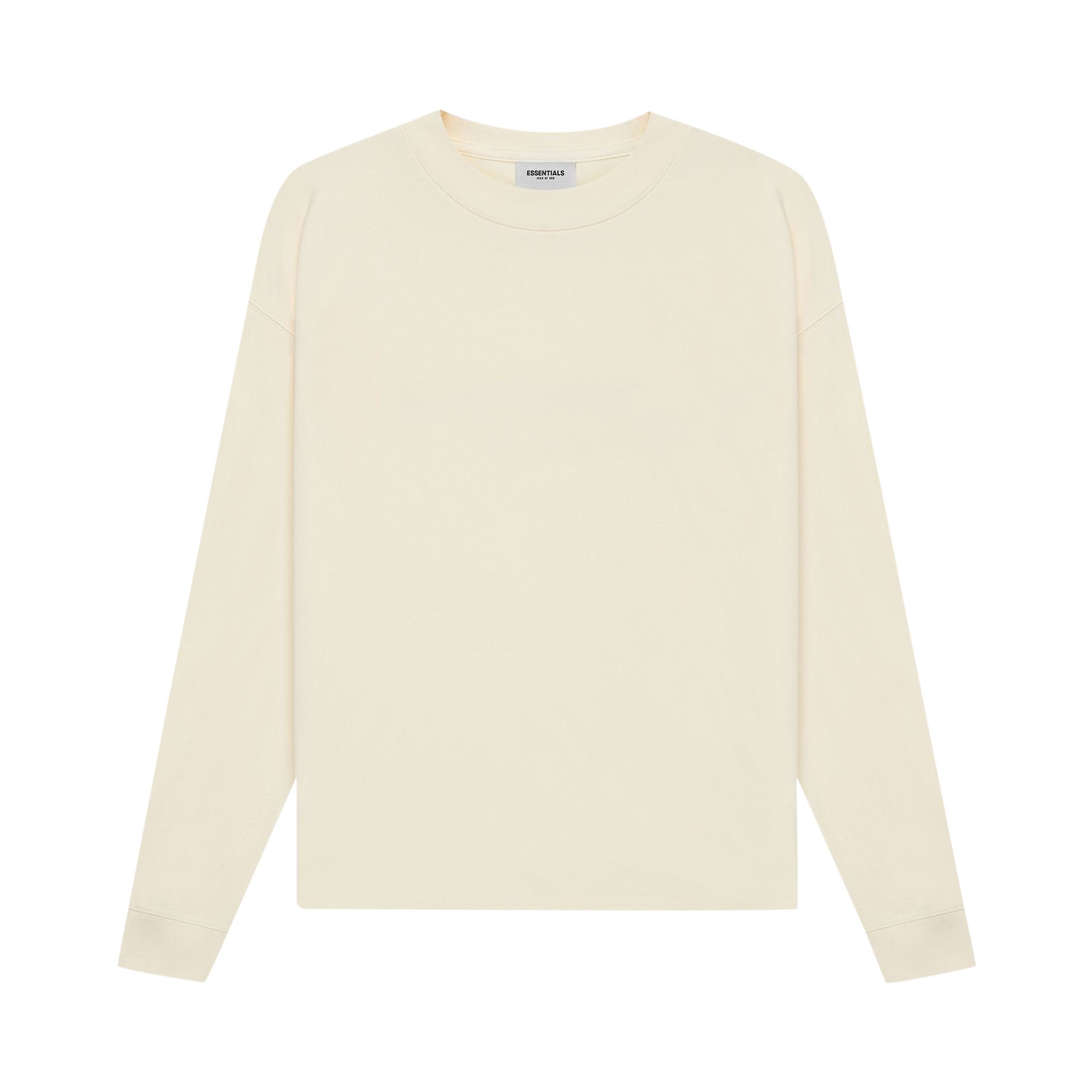 Fear of God Essentials Long-Sleeve Tee 'Buttercream' | Men's Size 2XS