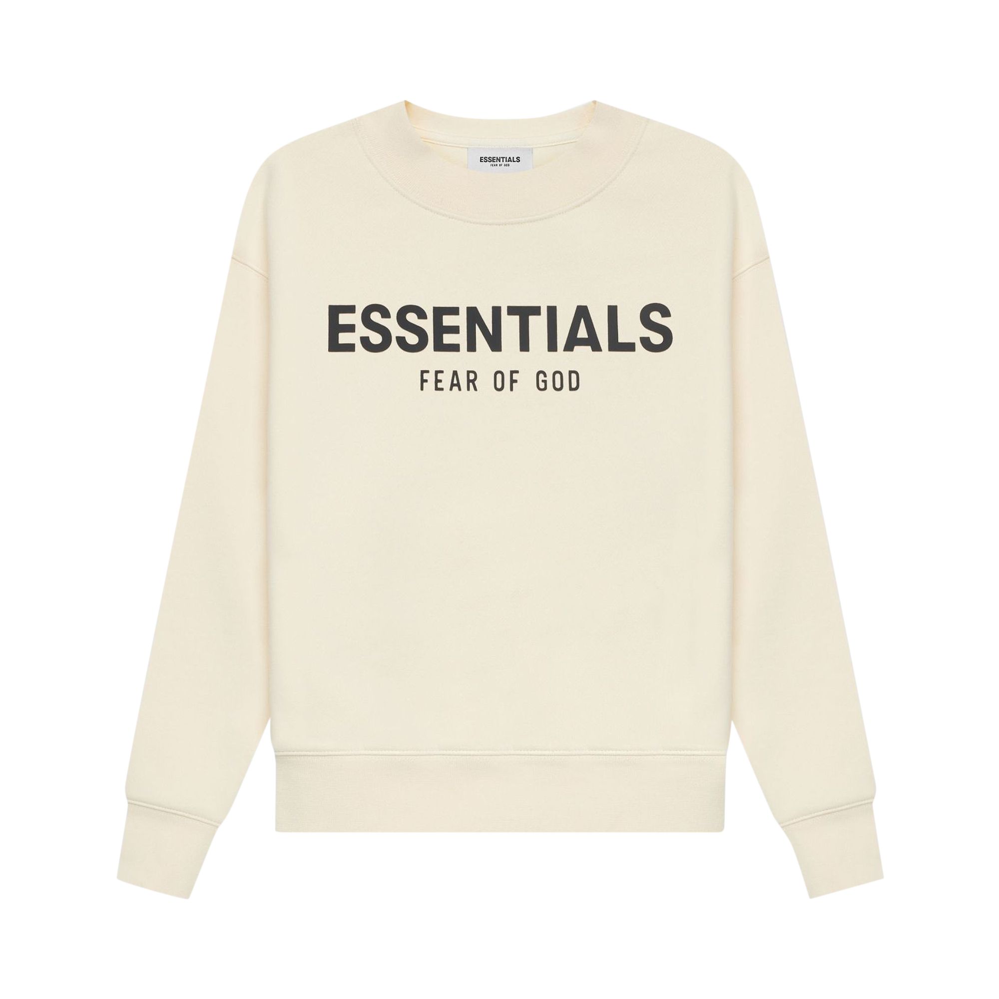 Fear of God Essentials Kids Pull-Over Crewneck 'Buttercream' | Kid's Size -4.5