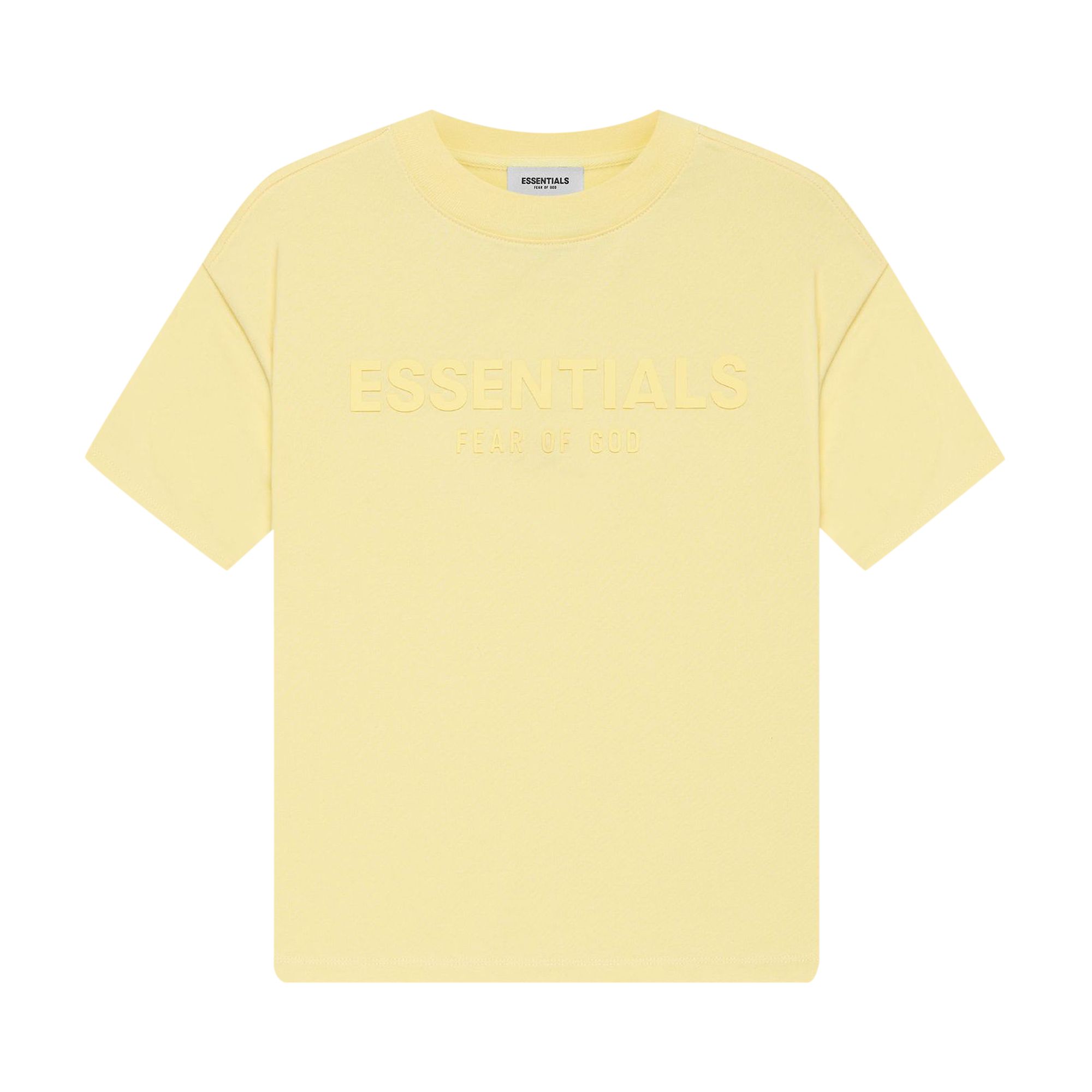 Fear of God Essentials Kids Short-Sleeve Tee 'Lemonade' | Yellow | Kid's Size 8