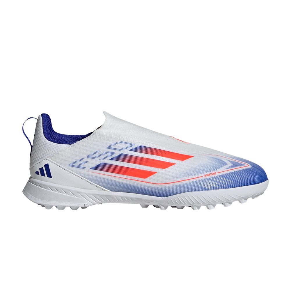 adidas Adizero F50 League Laceless TF K 'Advancement Pack' | White | Kid's Size 12 - IF1376