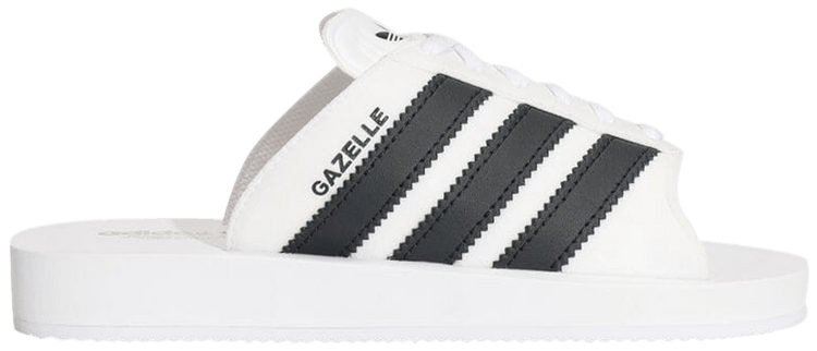 ◆adidas◆ Gazelle Beach White Black JQ7420 Buy Gazelle Beach Slides 'White Black' - JQ7420 | GOAT
