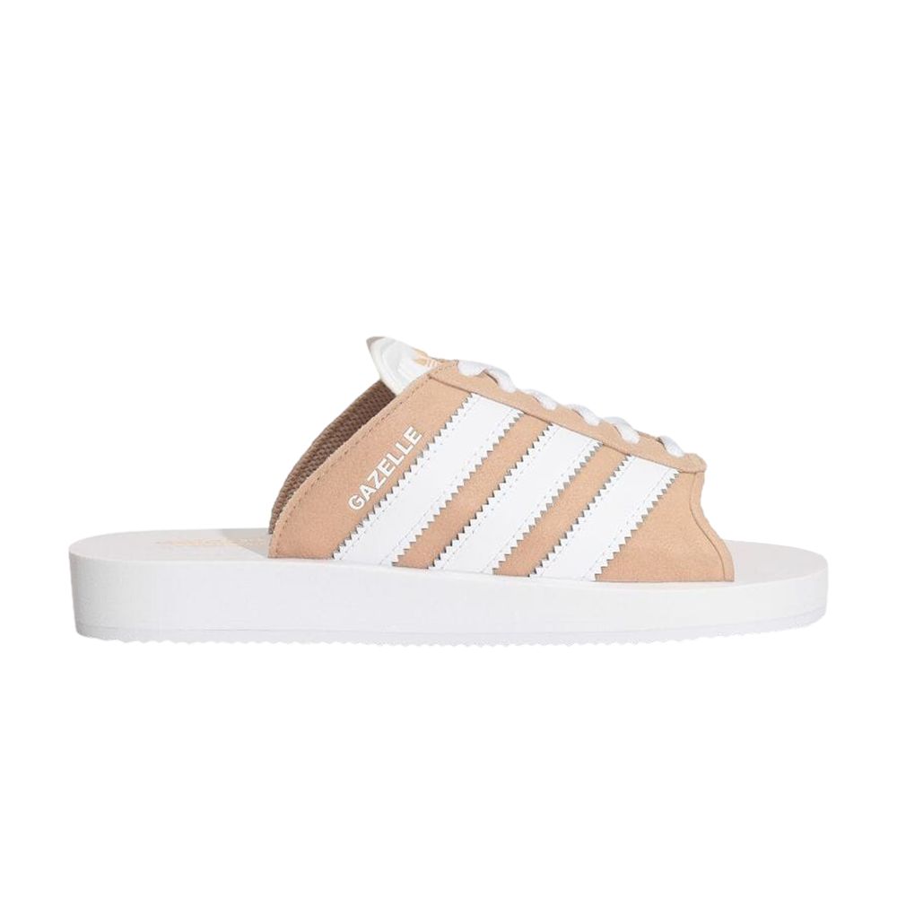 adidas Gazelle Beach Slides 'Magic Beige' | Cream | Men's Size 4.5