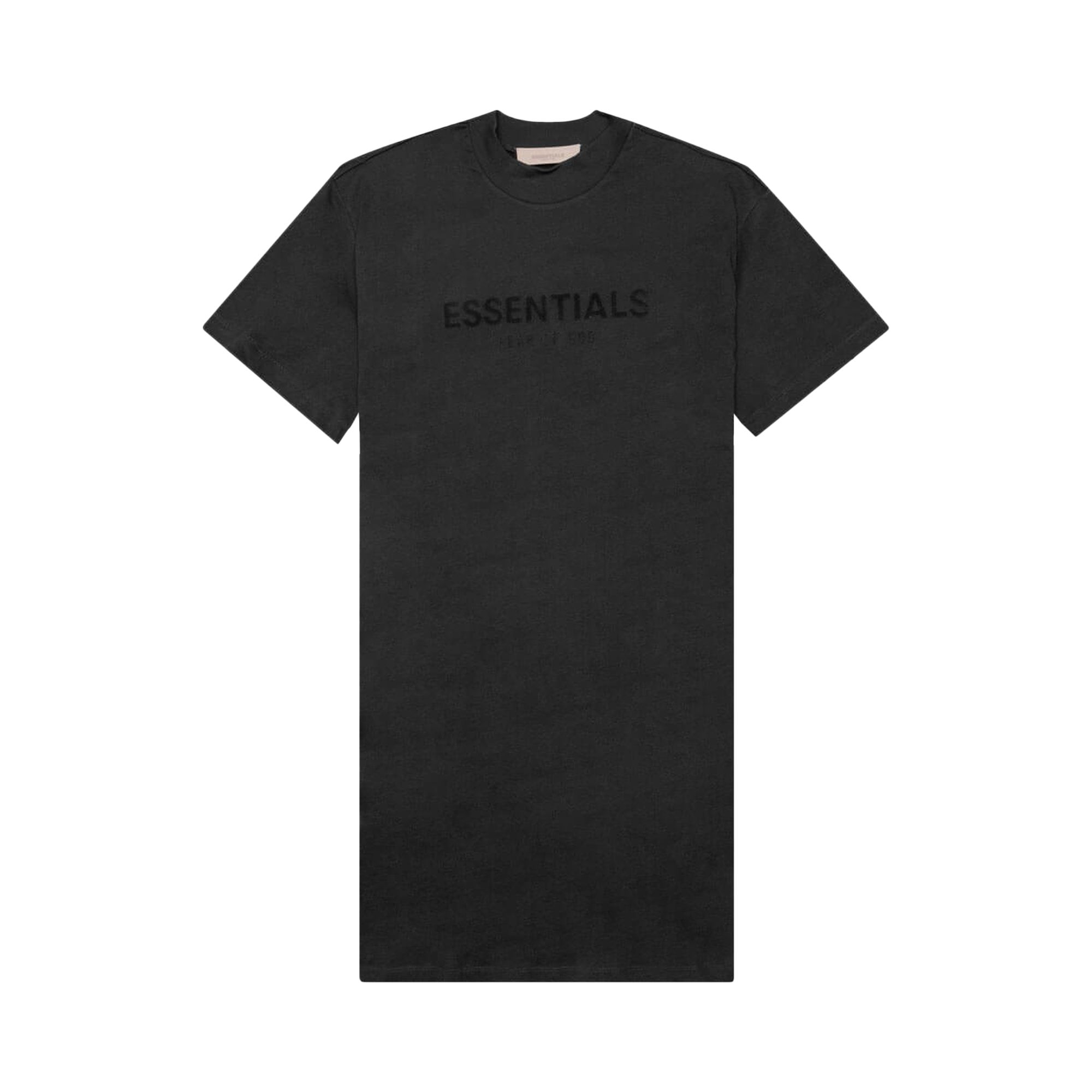 Fear of God Essentials T-Shirt Dress 'Iron' | Black | Women's Size M