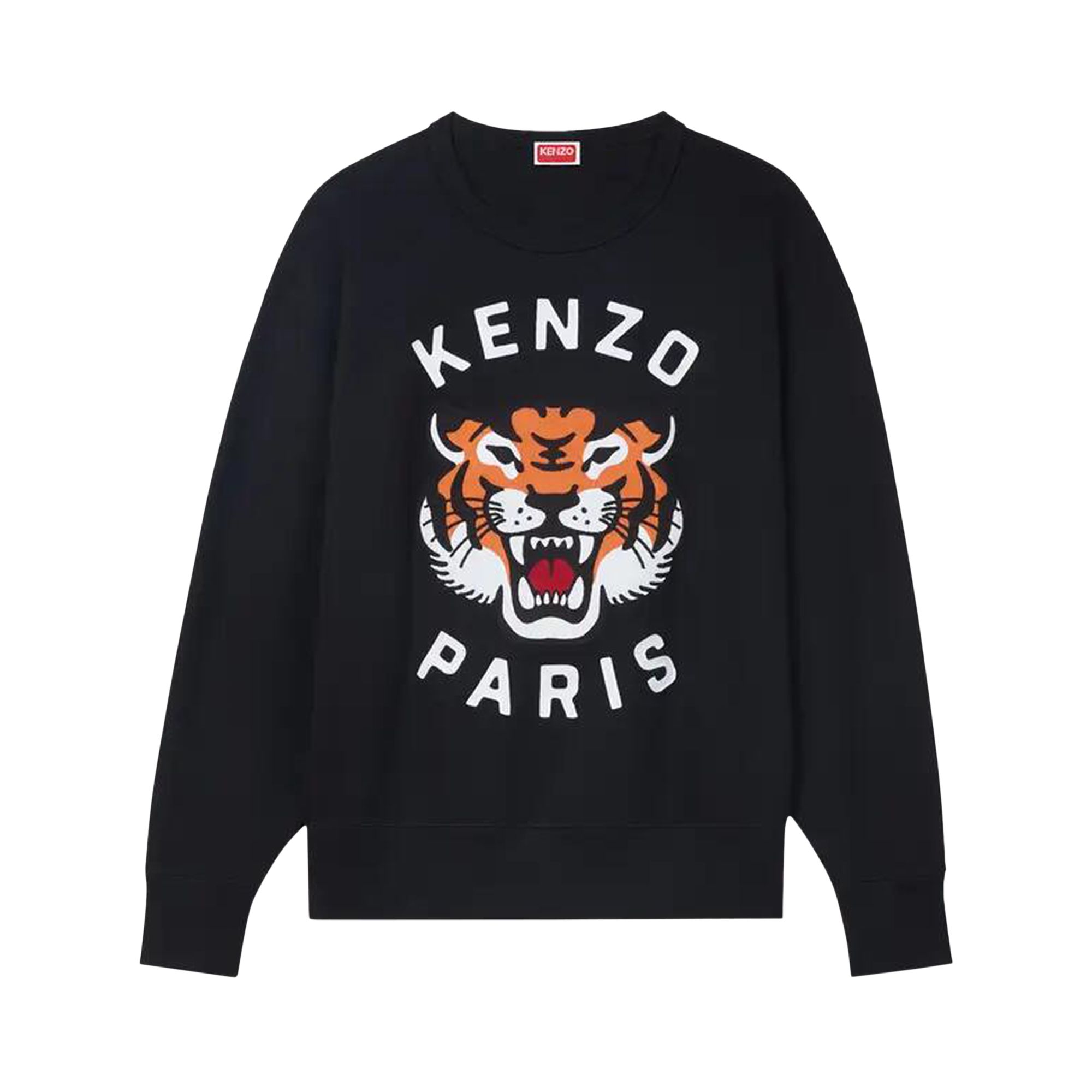 Kenzo Lucky Tiger Oversize Sweat 'Black' | Men's Size XL