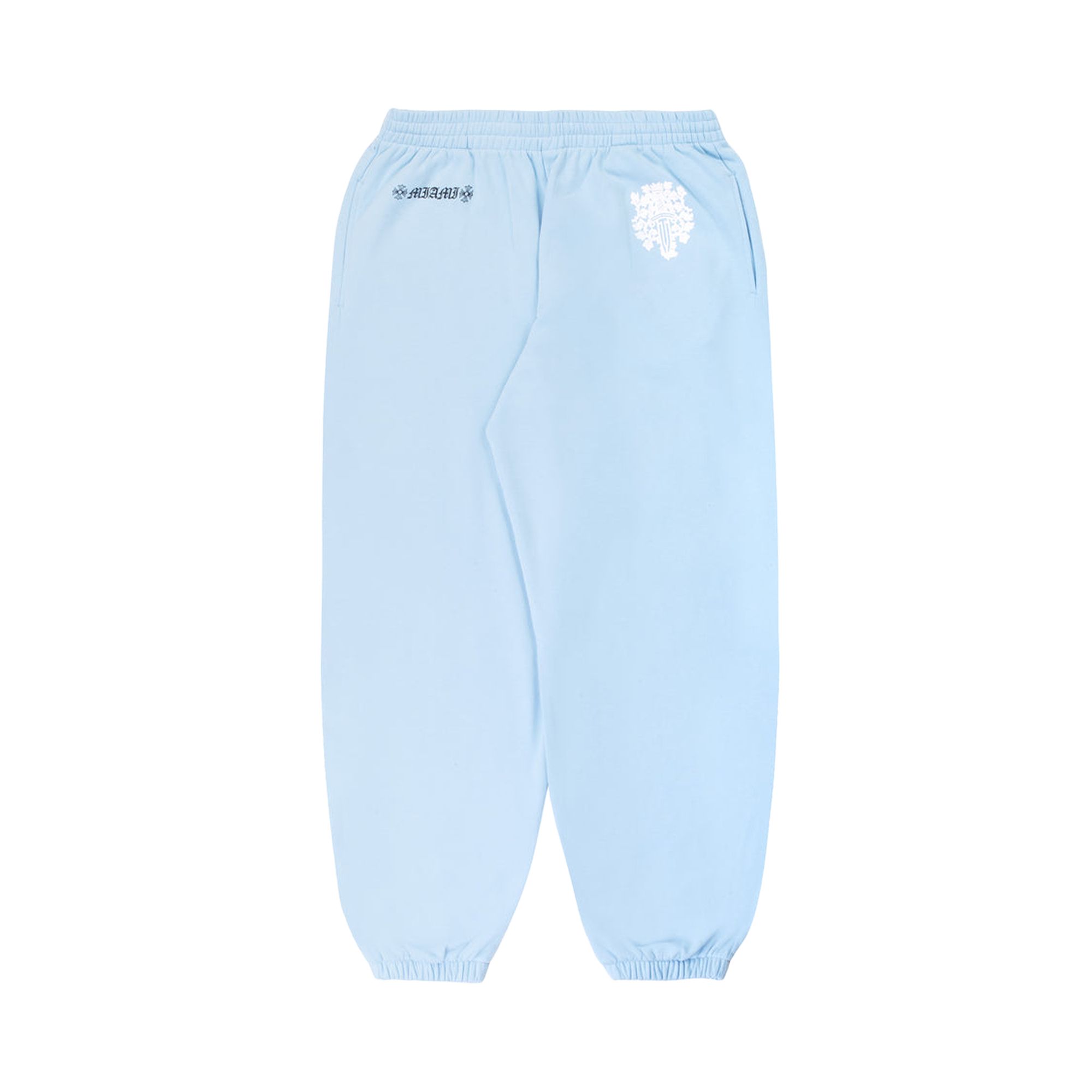 Pre-owned Chrome Hearts Miami Exclusive Dagger Sweatpants 'blue' | Men's Size Xl