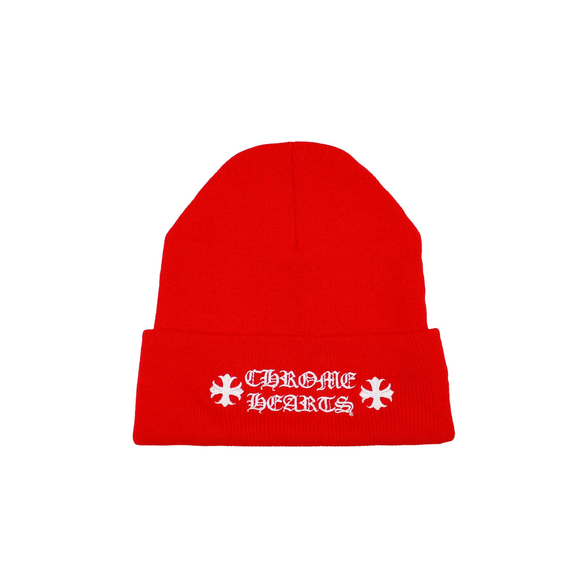 Chrome Hearts Logo Beanie 'Red' | Men's Size Onesize