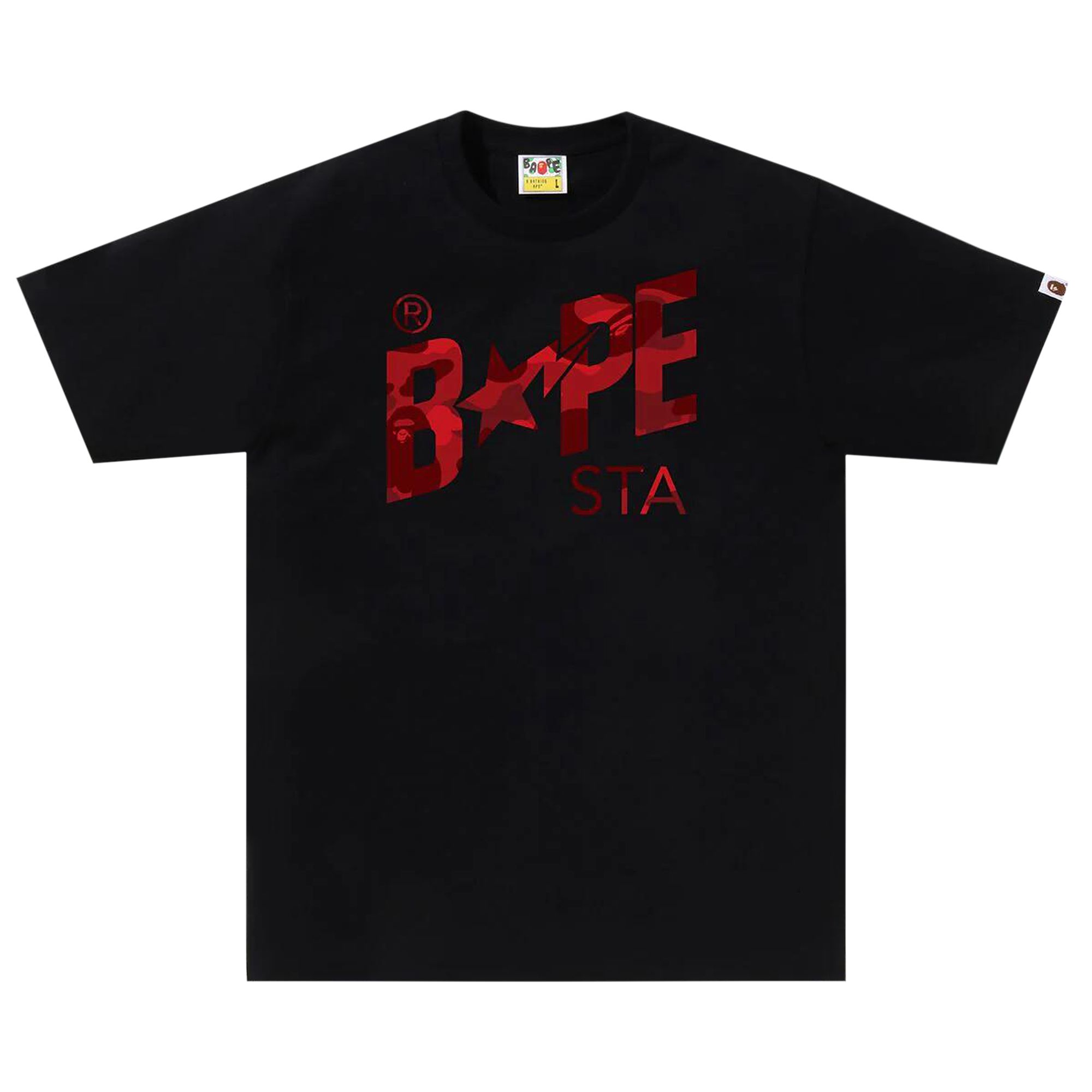 BAPE Color Camo Bape Sta Logo Tee 'Black' | Men's Size M