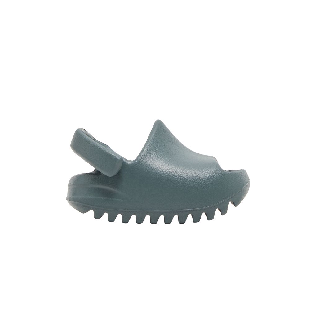 Pre-owned Adidas Originals Yeezy Slides Infants 'slate Marine' | Blue | Infant Size 5