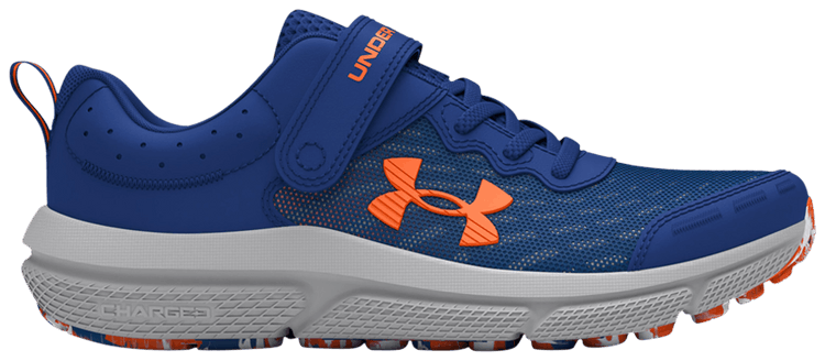 Under Armour Assert 10 AC PS Wide Tech Blue Orange Blast