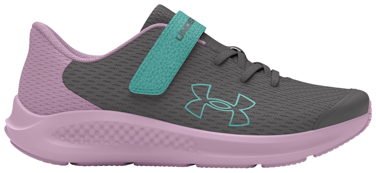 Under Armour Pursuit 3 AC PS Big Logo   Castlerock Purple Ace