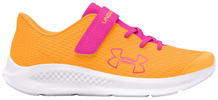 Under Armour Pursuit 3 AC PS Big Logo   Nova Orange Rebel Pink