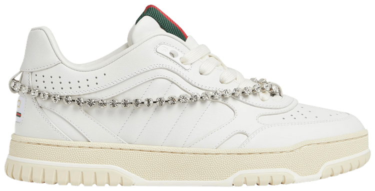 GUCCI| (795453 AADJ9 9097) Buy Gucci Wmns Re-Web Sneaker 'White Crystal Chain' - 795453