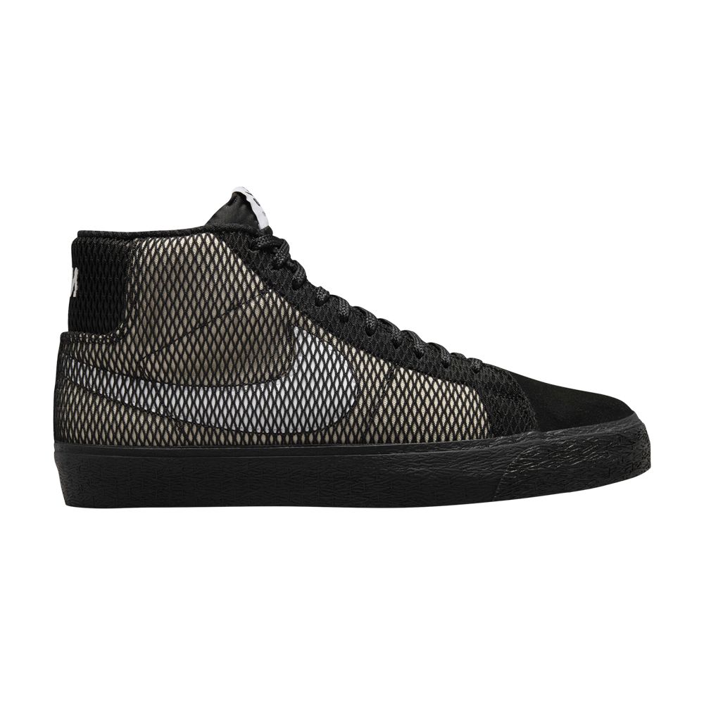 Nike Zoom Blazer Mid Premium SB 'Black Netting' | Men's Size 10.5