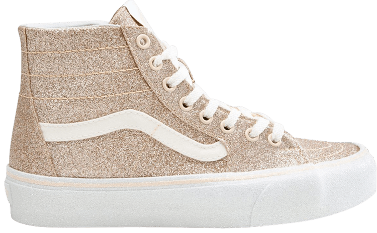 Vans Sk8 Hi Tapered Glitter Macadamia