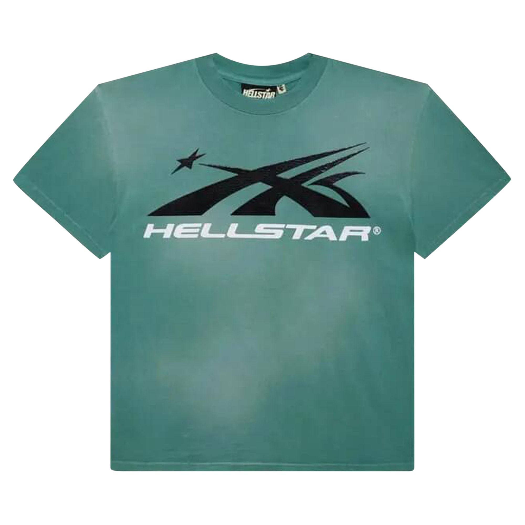 Pre-owned Hellstar Sports Logo Tee 'washed Red'