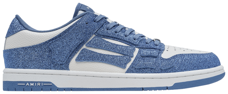 【AMIRI】メンズ SHIMMER SKEL TOP LOW スニーカー AMFOSR1049 Buy Amiri Skel Top Low 'Shimmer - Blue' - AMFOSR1049 143 | GOAT