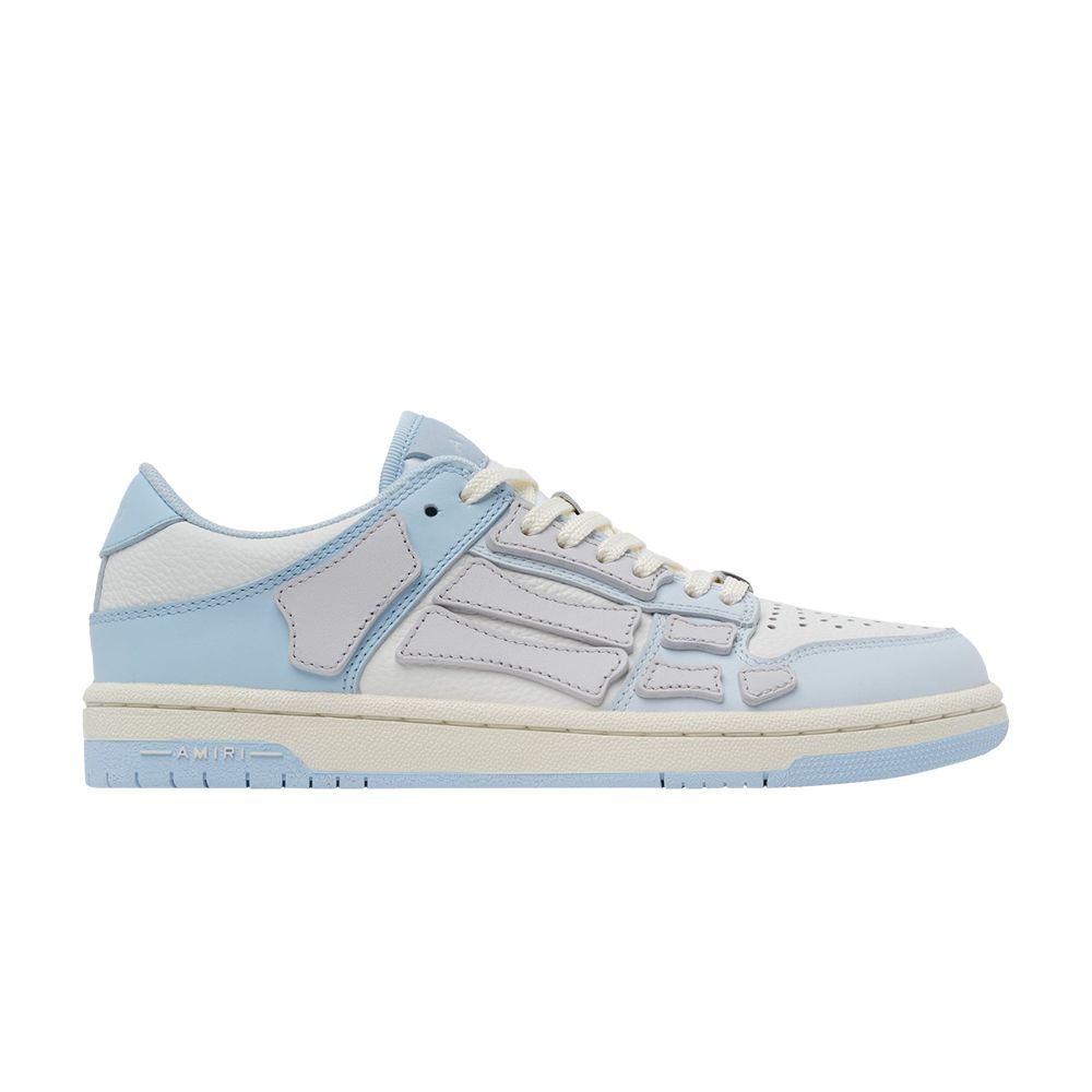 Pre-owned Amiri Wmns Skel Top Low 'two-tone - Blue White Grey' | Women's Size 36