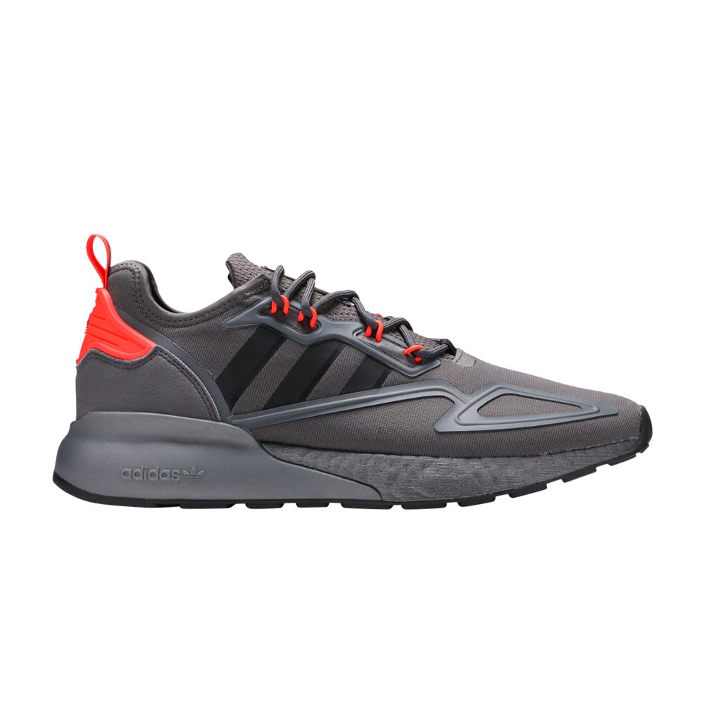 adidas ZX 2K Boost 'Grey Solar Red' | Men's Size 11