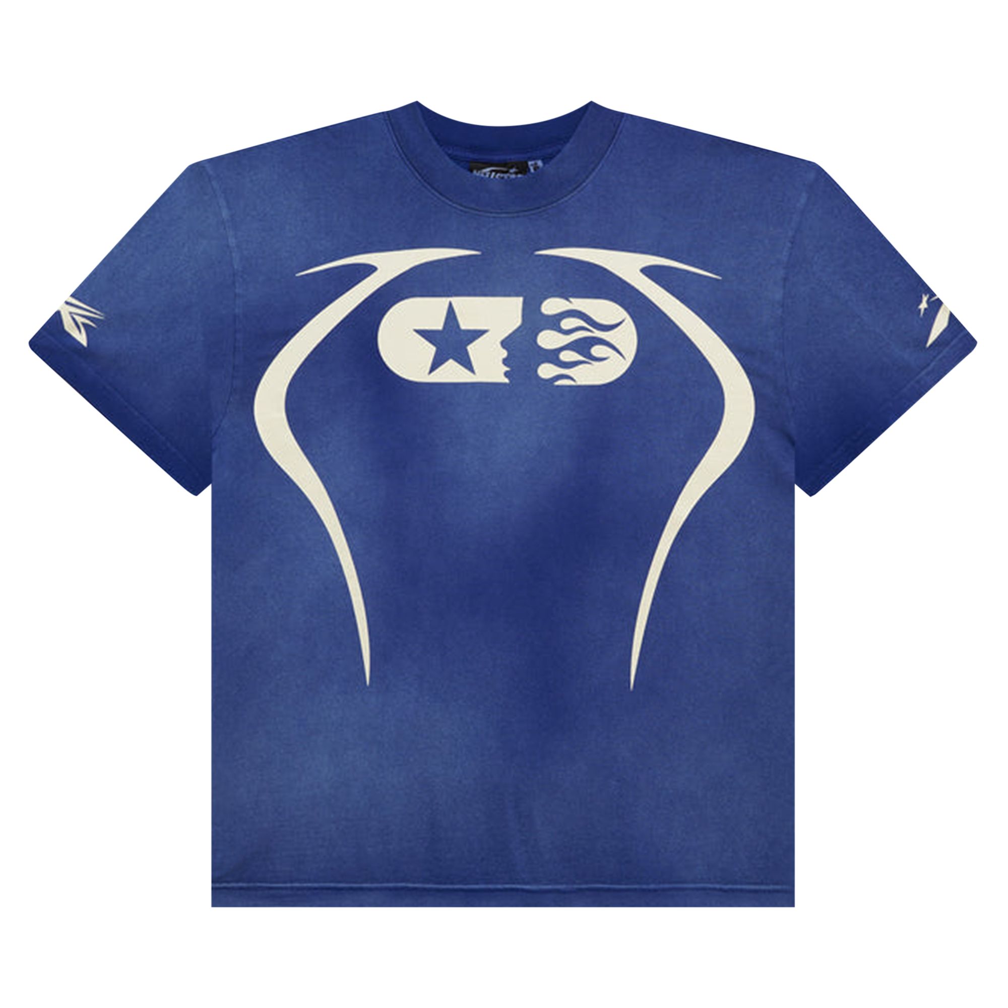Hellstar Warm Up T-Shirt 'Blue' | Men's Size 2XL