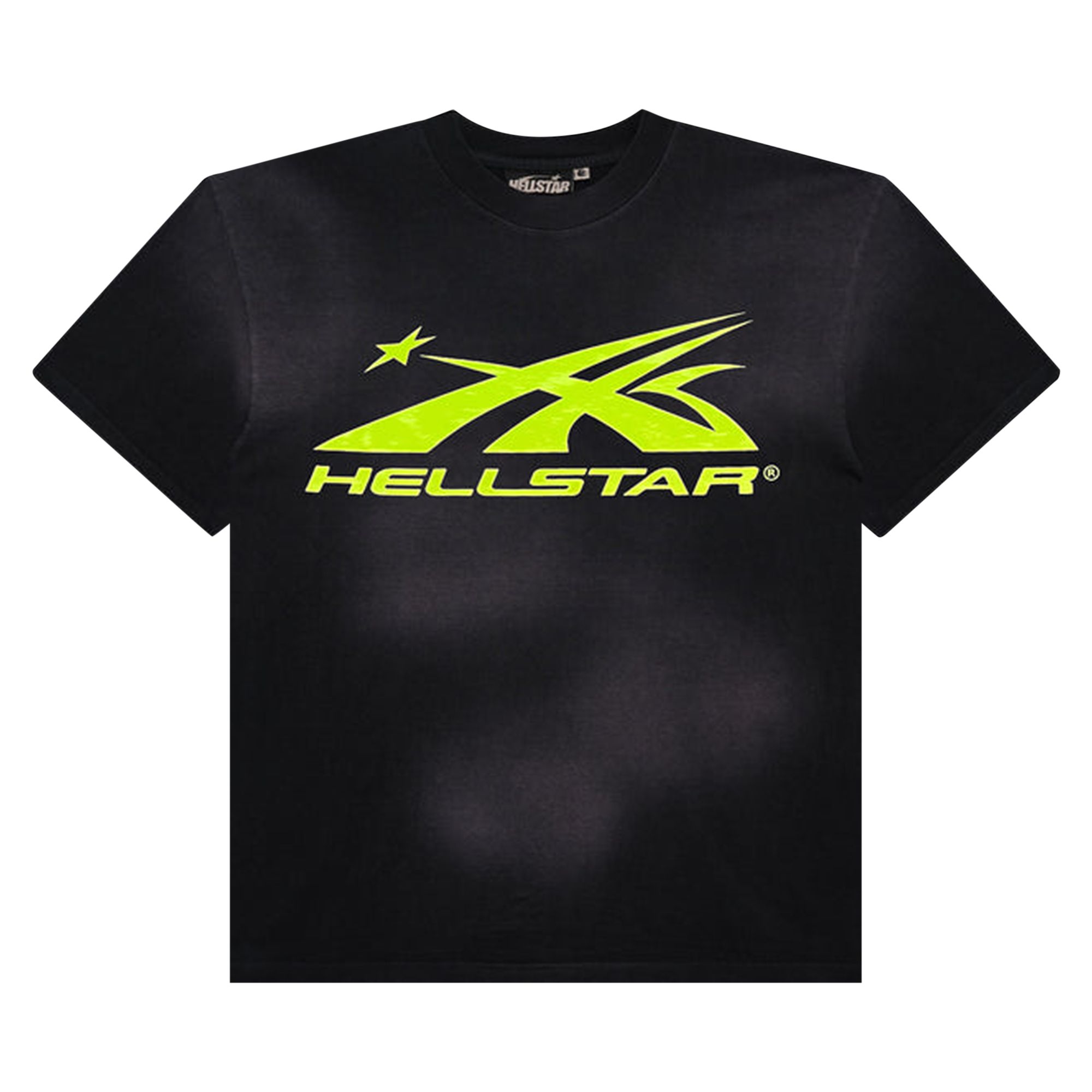 Hellstar Sports Core Gel Logo T-Shirt 'Black/Light Green' | Men's Size 2XL