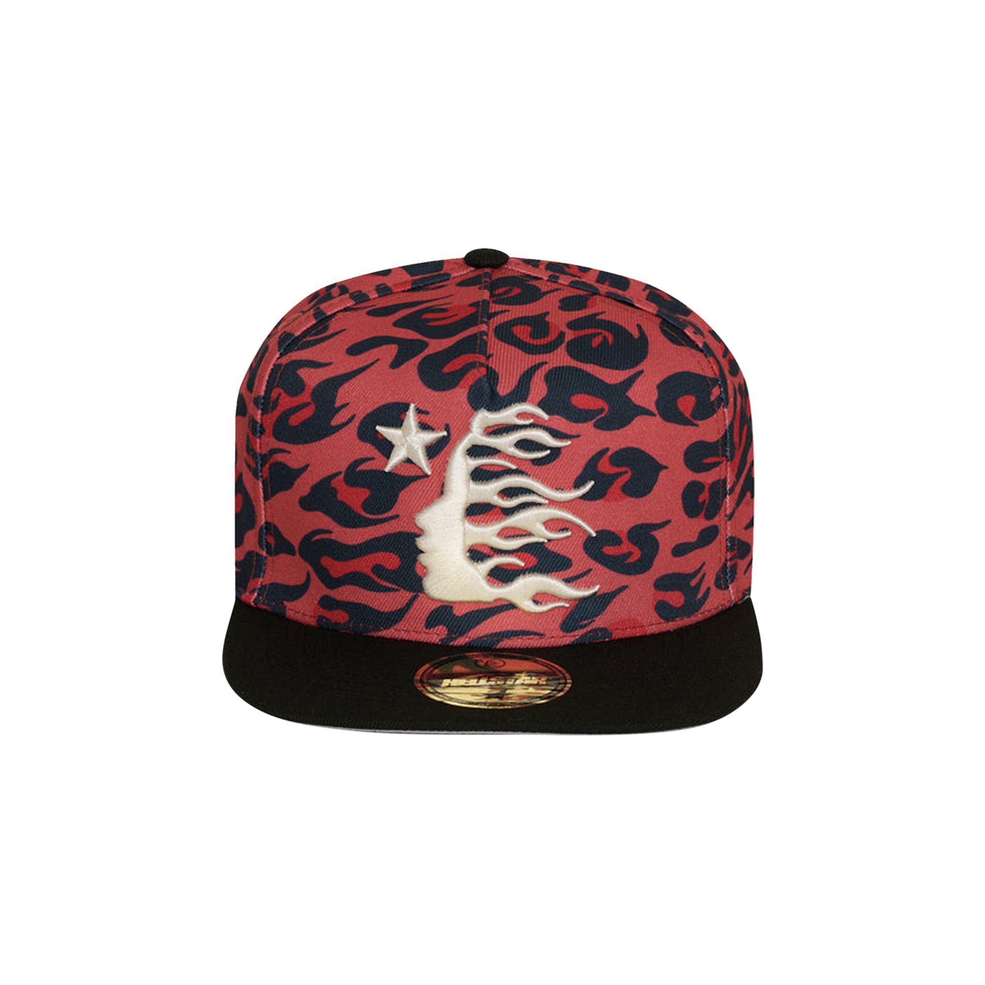 Pre-owned Hellstar Cheetah Print Snapback Hat 'red'