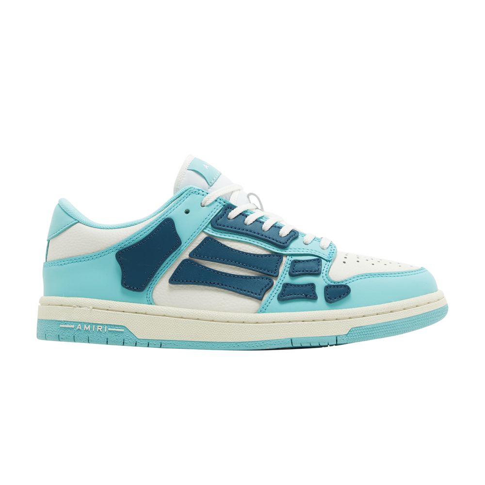 Pre-owned Amiri Wmns Skel Top Low 'aqua' | Blue | Women's Size 35