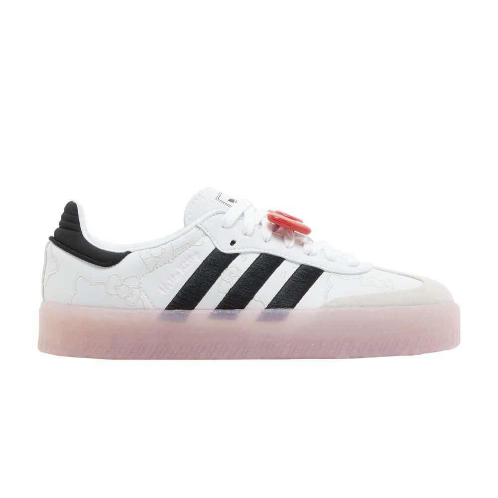 Pre-owned Adidas Originals Hello Kitty X Wmns Sambae 'white Black Clear Pink'