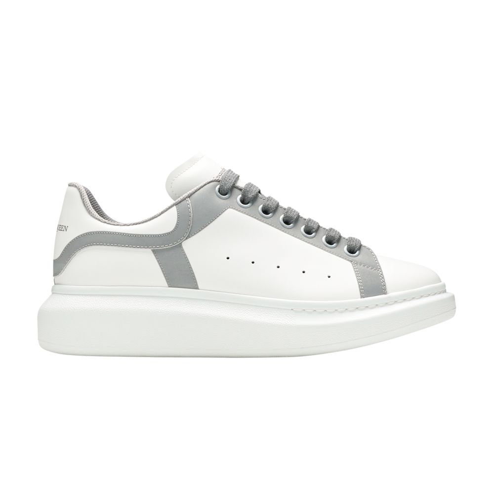 Pre-owned Alexander Mcqueen Oversized Sneaker 'white Silver' | Men's Size 42