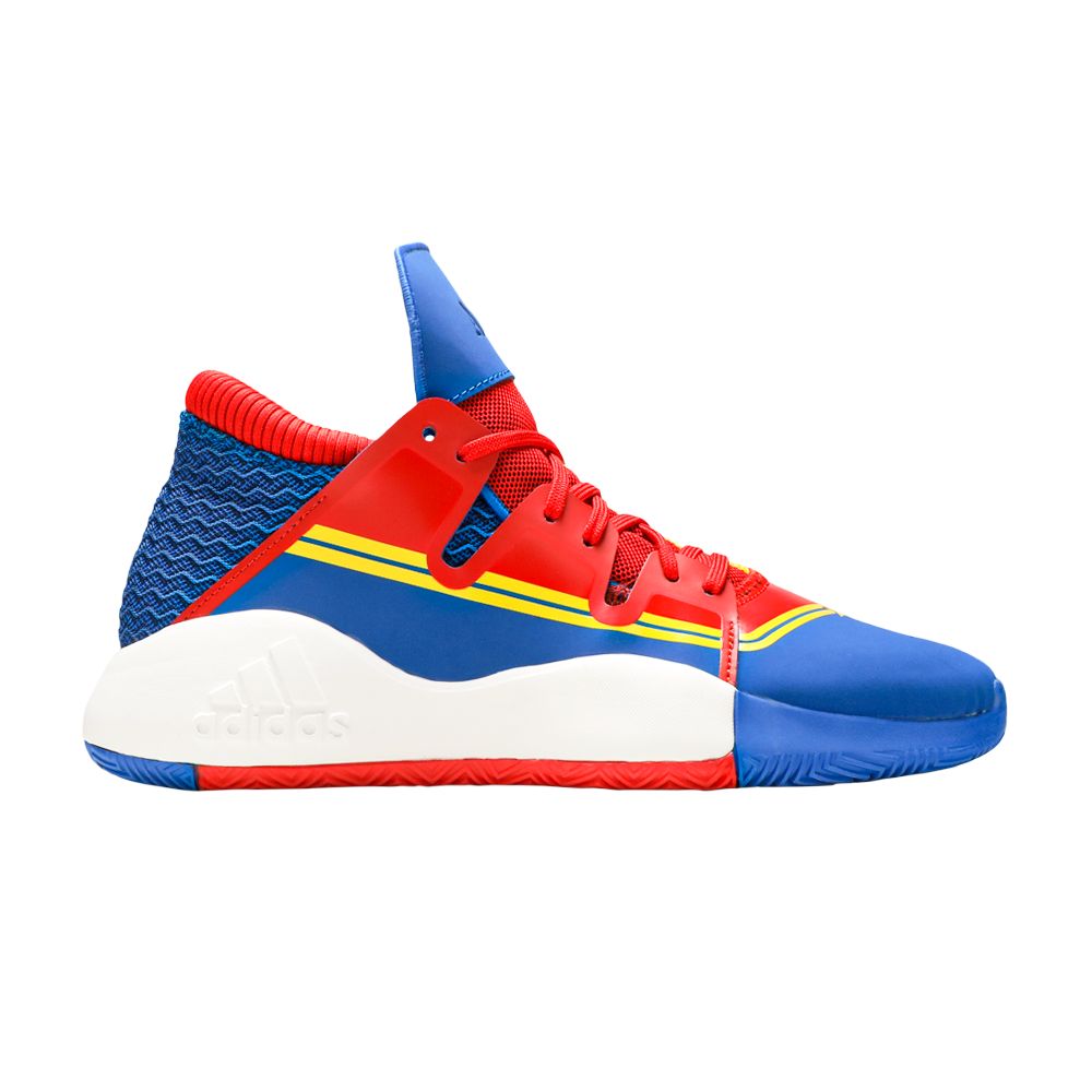Pre-owned Adidas Originals Adidas Marvel X Pro Vision J 'heroes Among Us: Captain Marvel' | Blue | Kid's Size 5
