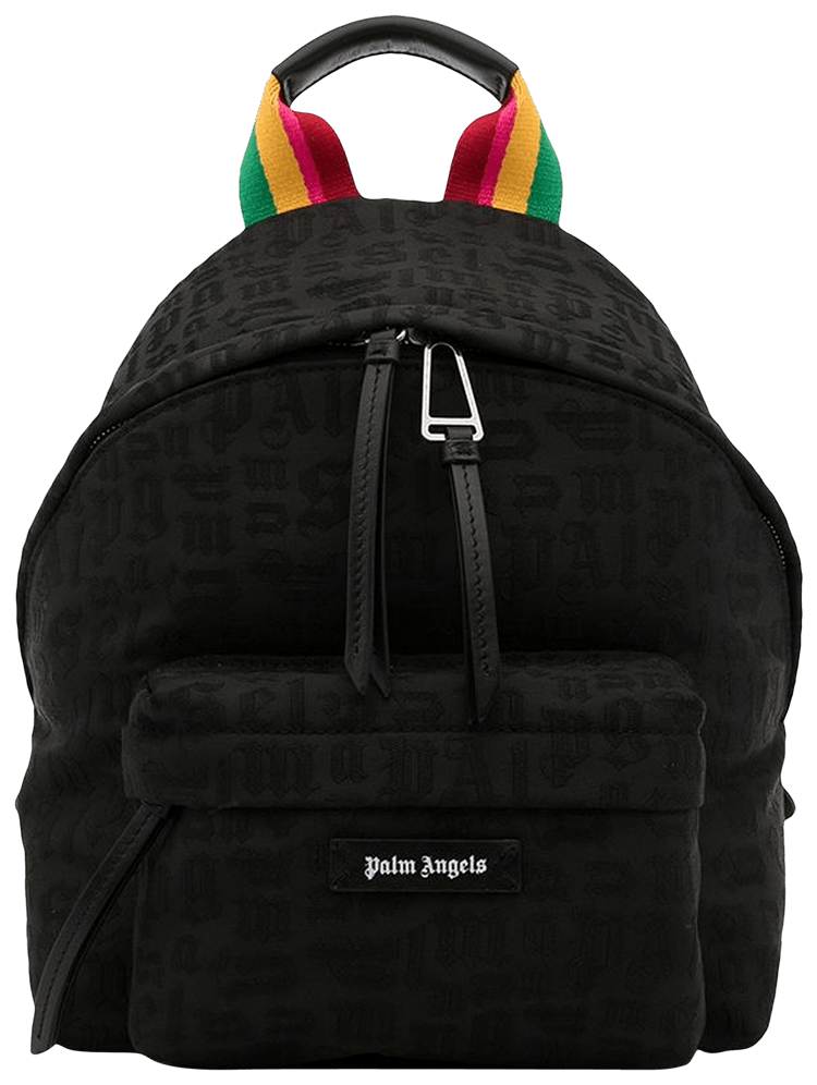 ショルダーバッグ Palm Angels PMNS004R24FAB001 MONOGRAM Bag Buy Palm Angels Cordura Logo Camera Case Bag 'Black/White