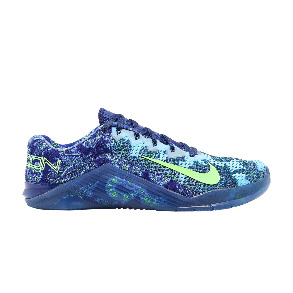 Nike Metcon 6 AMP 'Paisley' | Blue | Men's Size 8 - CZ0602-434