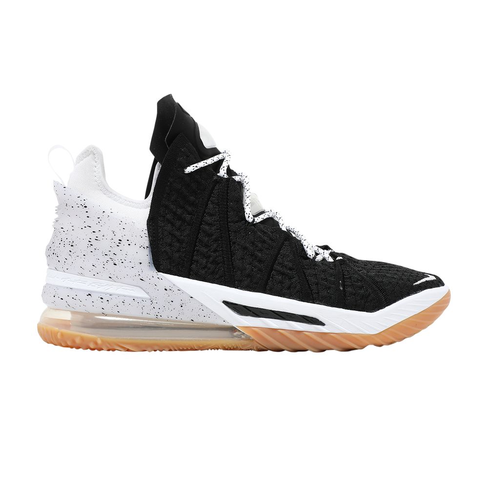 Nike LeBron 18 'Black White Gum' | Men's Size 8.5