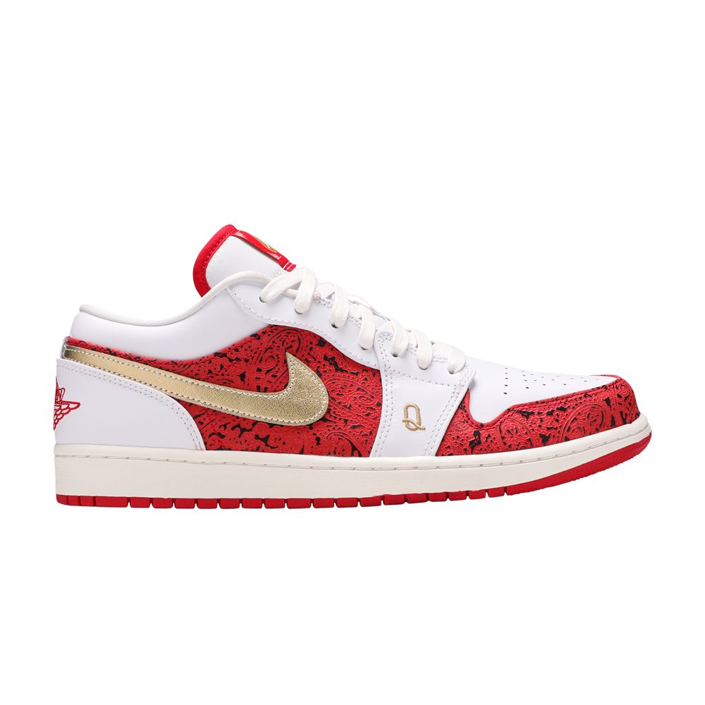 Air Jordan 1 Low SE 'Spades' | White | Men's Size 8.5