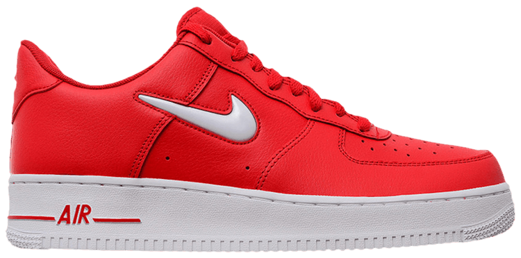 Air force 1 jewel red clearance