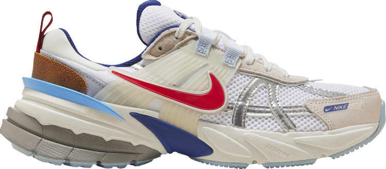 Wmns V2K Run Metallic Silver Red Blue