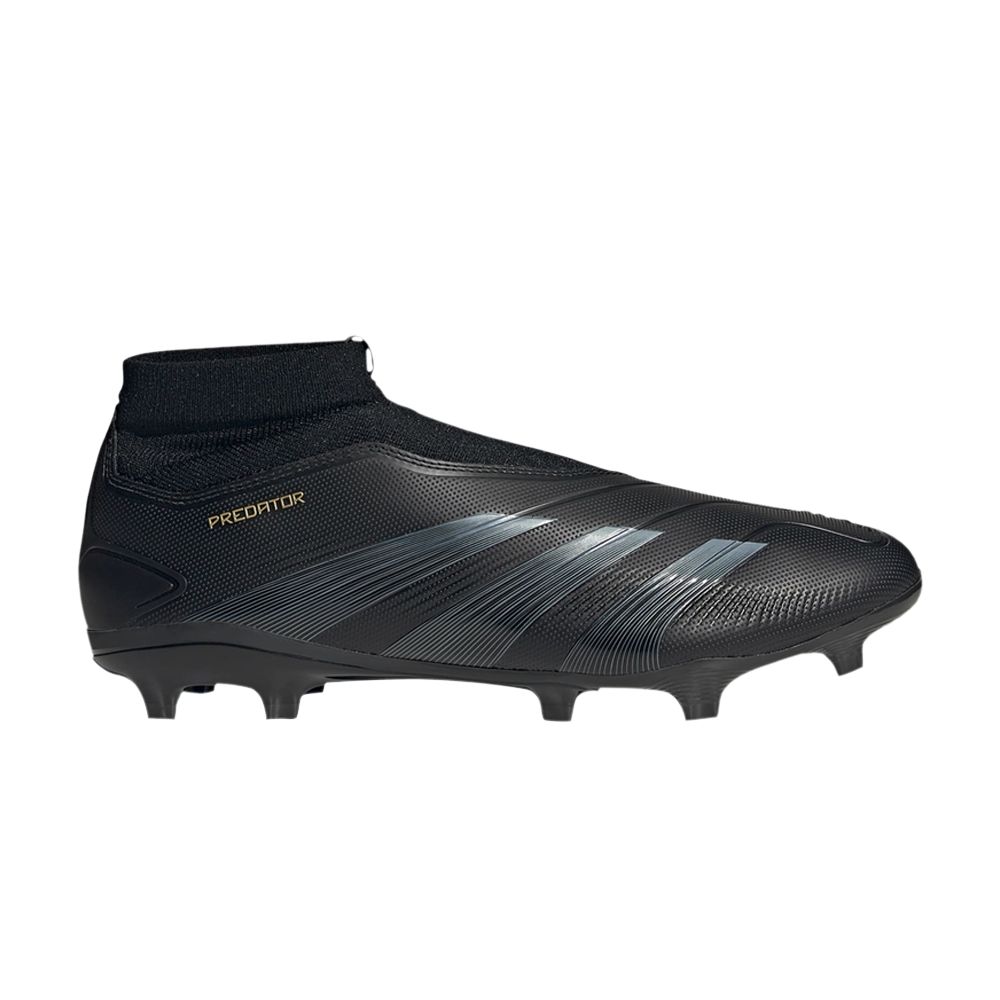 adidas Predator 24 League Laceless FG 'Dark Spark Pack' | Black | Men's Size 11