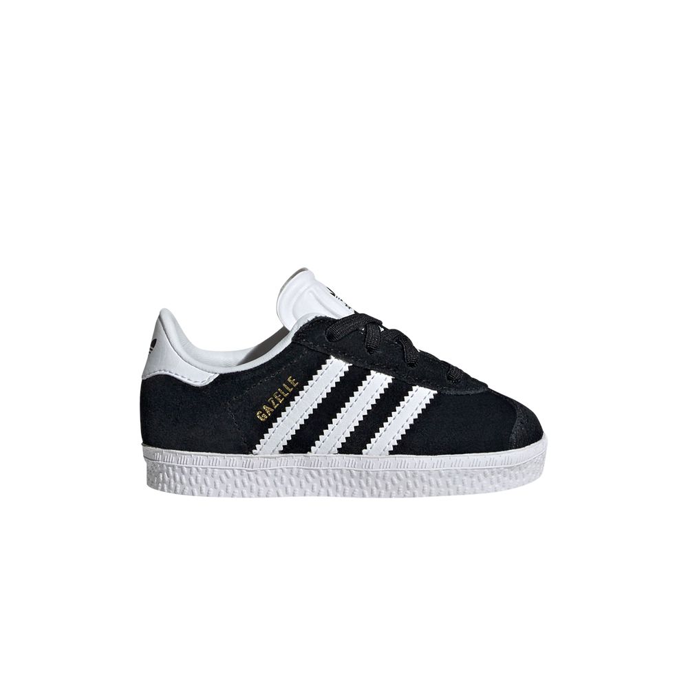 adidas Gazelle Comfort Closure EL I 'Black White' | Infant Size 5.5