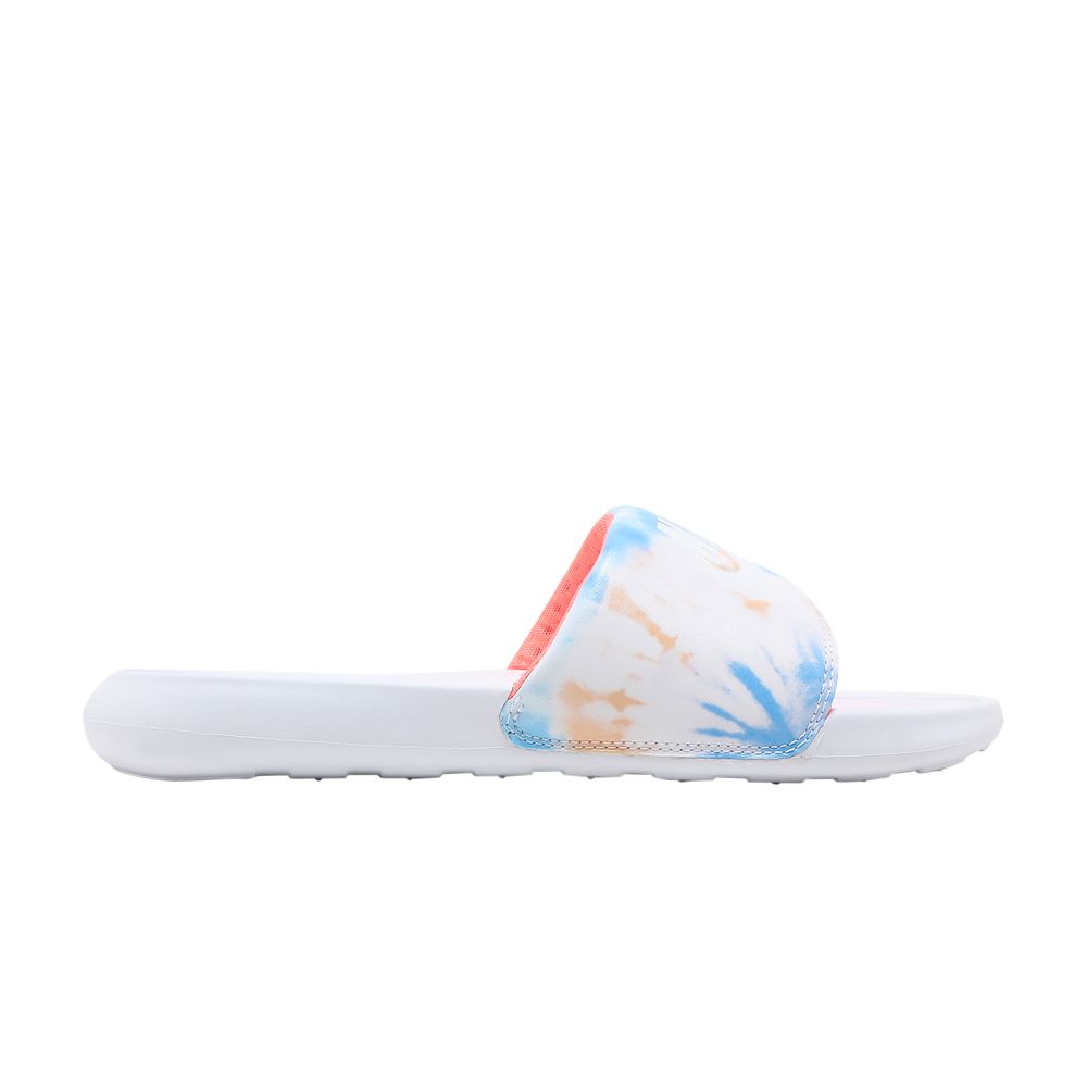 Nike Wmns Victori One Printed Slide 'Tie-Dye' | White | Women's Size 8