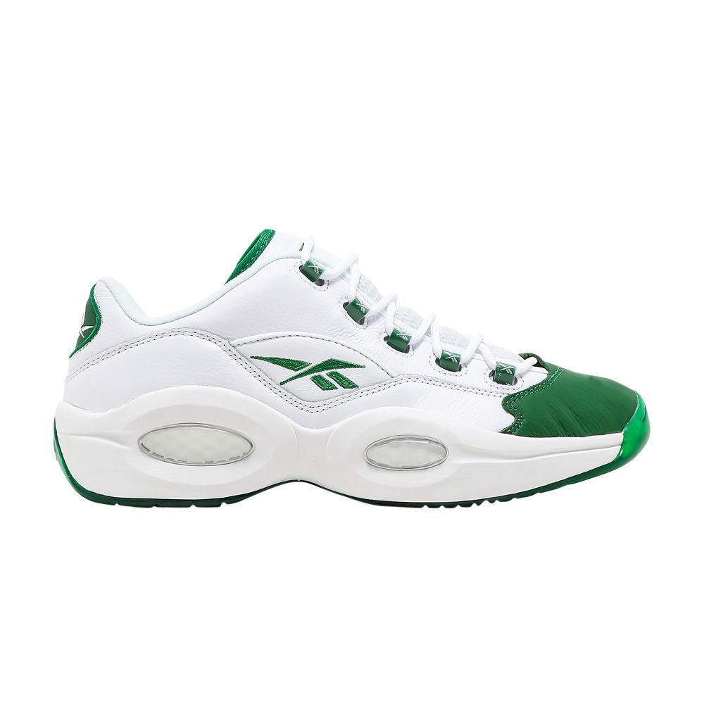 Reebok Question Low 'Green Toe' | White | Men's Size 13
